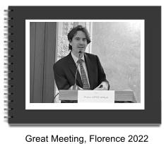 Great Meeting, Florence 2022